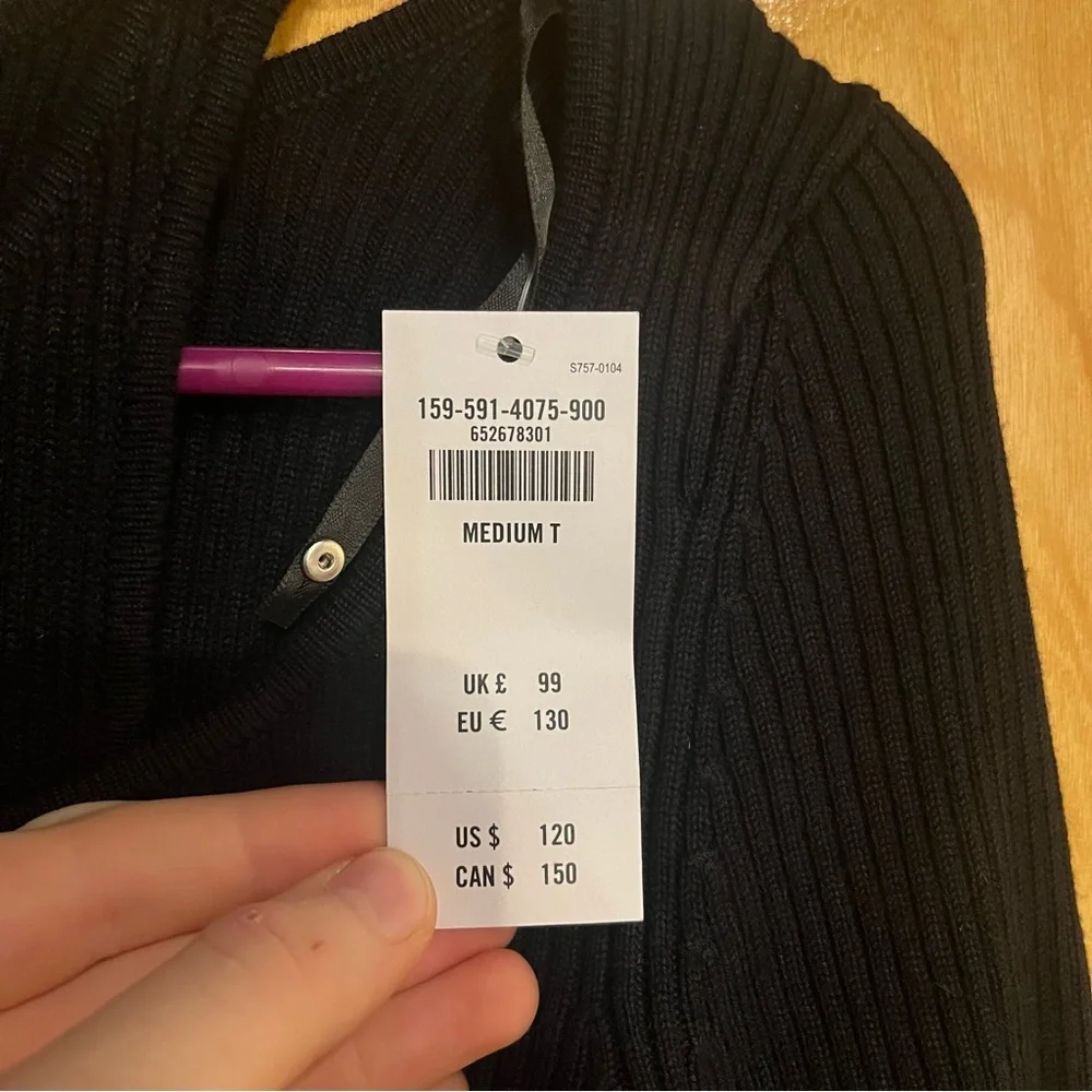 Abercrombie Mini Sweater Dress and Scuba Cardigan Set Tall - Picture 3 of 5